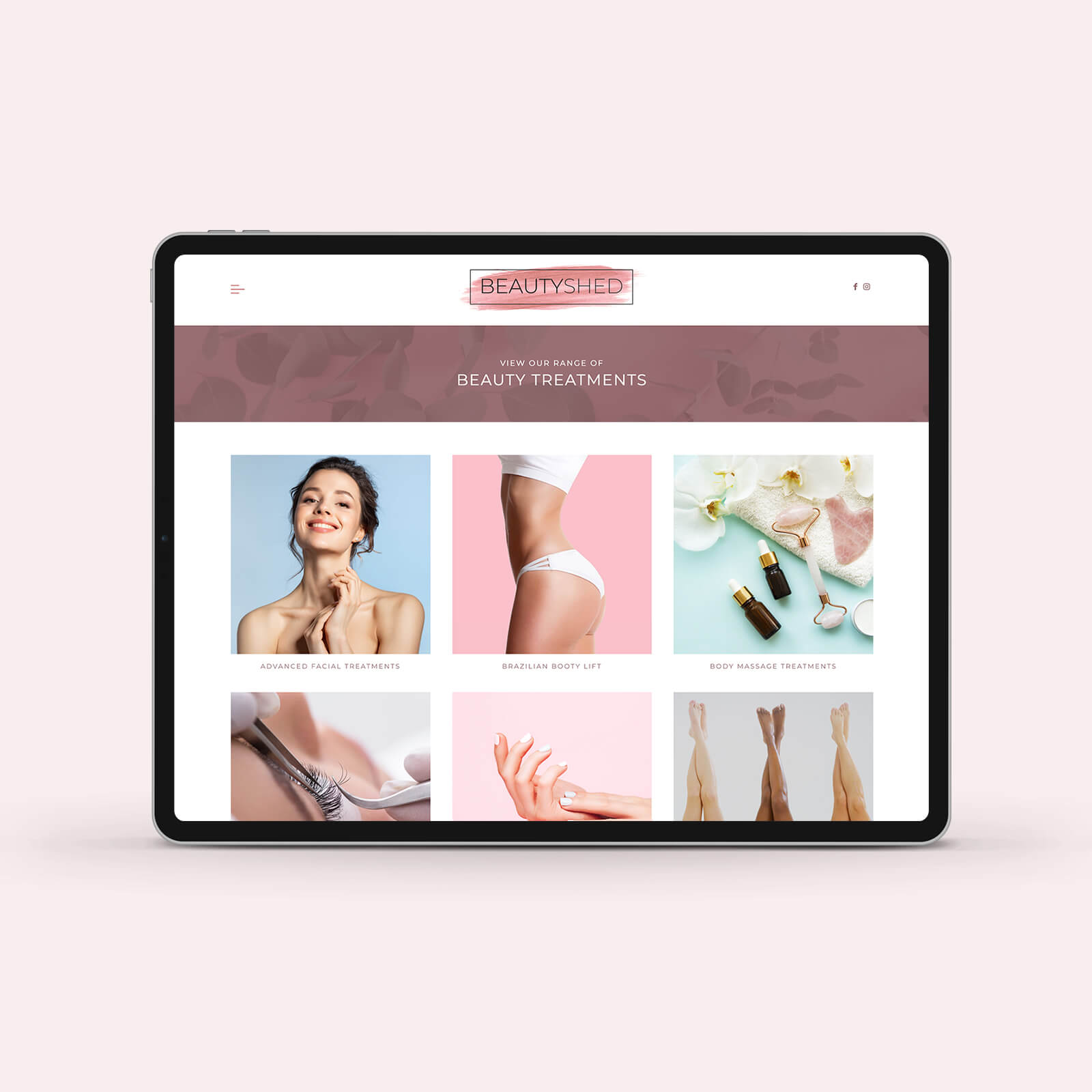 Charly King | Bespoke Website Design for Beauty Shed