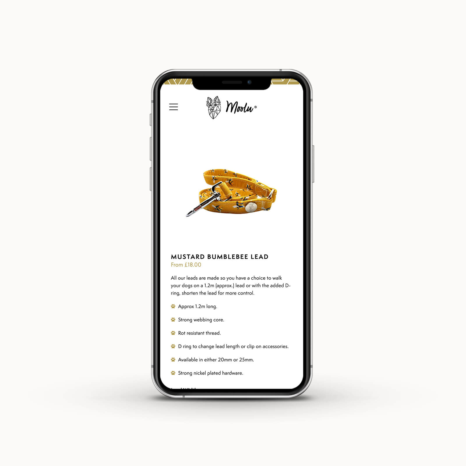 Charly King | Bespoke website design for Moolu