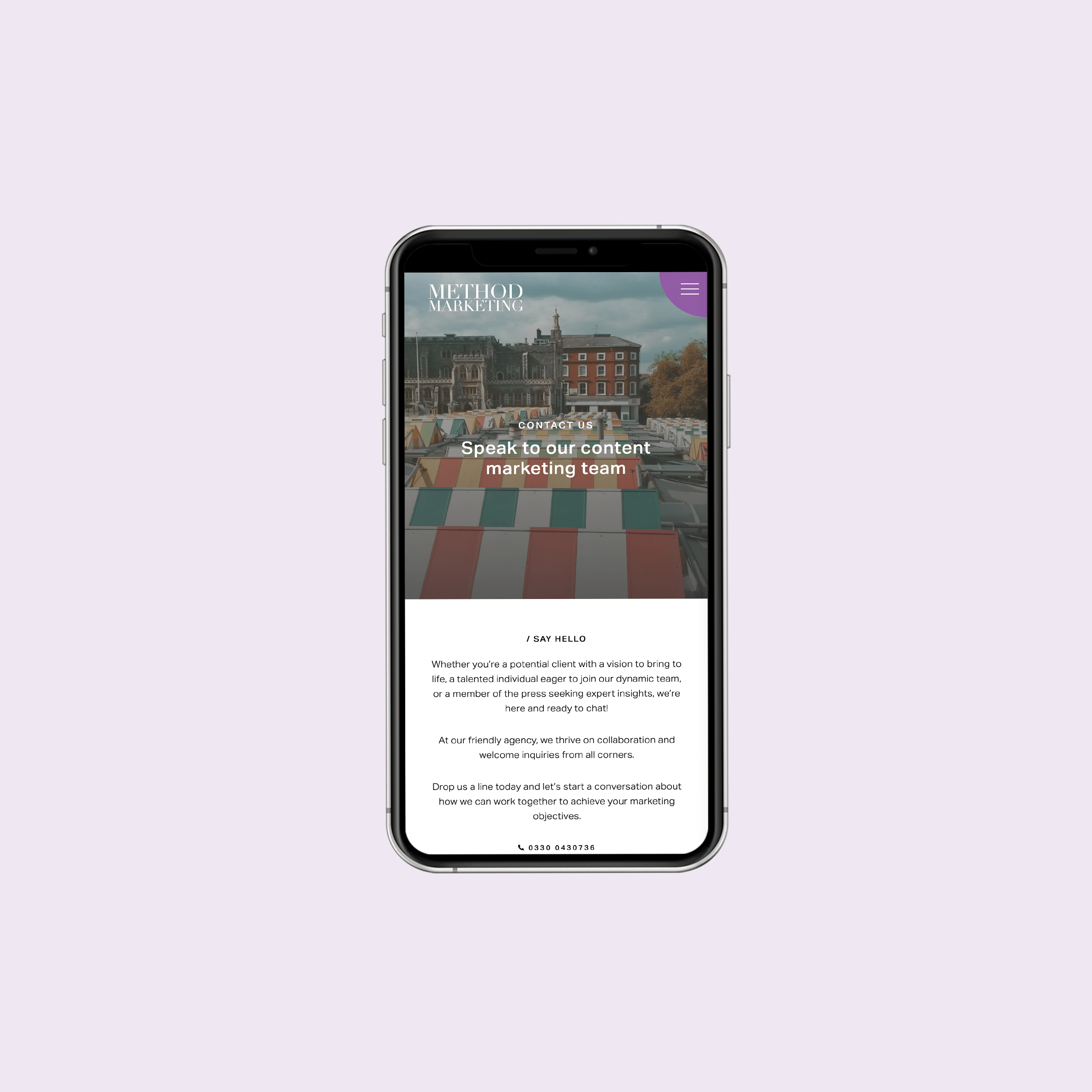 Charly King | Bespoke Website Design for Method Marketing